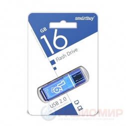  16Гб USB 2.0 флешка SmartBuy Glossy